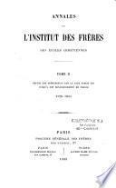 Annales de l'Institut des Frères des Ecoles Chrétiennes