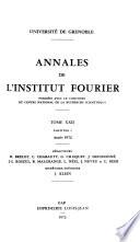 Annales de l'Institut Fourier