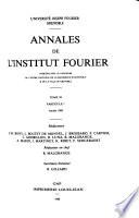 Annales de l'Institut Fourier
