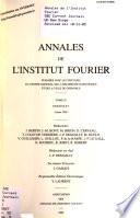 Annales de l'Institut Fourier