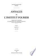 Annales de l'Institut Fourier