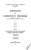 Annales de l'Institut Fourier
