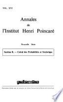 Annales de l'Institut Henri Poincaré