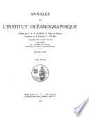 Annales de l'Institut océanographique