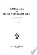 Annales de l'Institut phytopathologique Benaki
