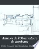 Annales de l'Observatoire de Bordeaux