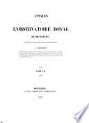 Annales de l'Observatoire de Bruxelles