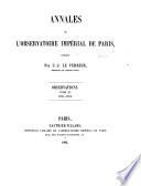 Annales de l'Observatoire de Paris