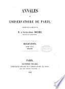 Annales de L'Observatoire De Paris.Observations.TOME XXIV.1868-1869