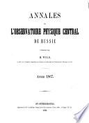 Annales de l'observatoire physique central de Russie