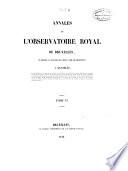 Annales de l'Observatoire royal de Belgique