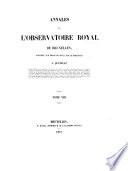 Annales de l'Observatoire royal de Bruxelles