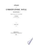 Annales de l'Observatoire royal de Bruxelles