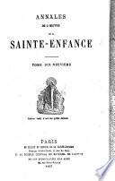Annales de l'Oeuvre pontificale de la Sainte-Enfance