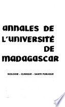 Annales de l'Université de Madagascar