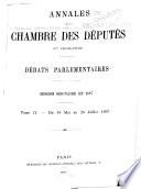 Annales de la Chambre des députés