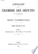 Annales de la Chambre des députés