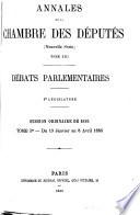 Annales de la Chambre des députés