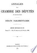 Annales de la Chambre des députés