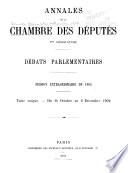 Annales de la Chambre des députés