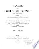Annales de la Faculté des sciences de l'Université de Toulouse