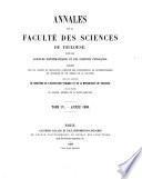 Annales de la Faculté des Sciences de l'Université de Toulouse pour les sciences mathématiques et les sciences physiques