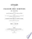 Annales de la Faculté des sciences de l'Université de Toulouse pour les sciences mathématiques et les sciences physiques