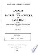 Annales de la Faculté des sciences de Marseille