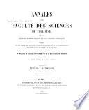 Annales de la Faculté des sciences de Toulouse