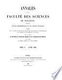 Annales de la Faculté des sciences de Toulouse pour les sciences mathématiques et les sciences physiques
