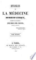 Annales de la médecine homoeopathique