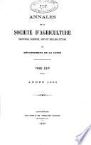 Annales de la Société d'Agriculture, Industrie, Sciences, Arts et Belles-Lettres du Département de la Loire