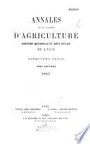 Annales de la Société d'agriculture, sciences et industrie de Lyon