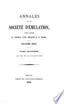 Annales de la Société d'Emulation de Bruges