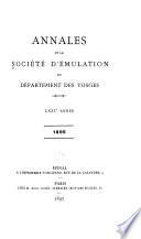 Annales de la Société d'émulation du département des Vosges