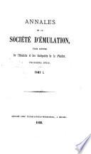 Annales de la Société d'émulation pour l'étude de l'histoire et des antiquités de la Flandre