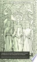Annales de la Société d'émulation pour l'etude de l'histoire et des antiquités de la Flandre