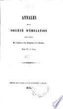 Annales de la Société d'emulation pour l'étude de l'histoire et des antiquities de la Flandre