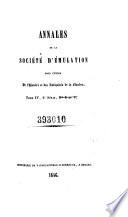 Annales de la Société d'Emulation pour l'Etude de l'Histoire et les Antiquités de la Flandre Occidentale