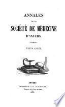 Annales de la Société de Médecine d'Anvers