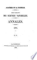 Annales de la Société des sciences naturelles de la Charente-Maritime