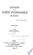 Annales de la Société entomologique de France
