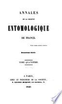 Annales de la Société entomologique de France