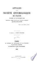Annales de la Société entomologique de France