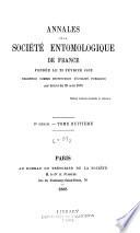 Annales de la Société entomologique de France