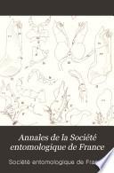 Annales de la Société entomologique de France