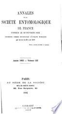 Annales de la Société entomologique de France
