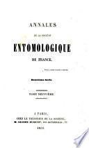 Annales de la Société entomologique de France