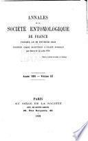 Annales de la Société entomologique de France