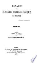 Annales de la Société Entomologique de France